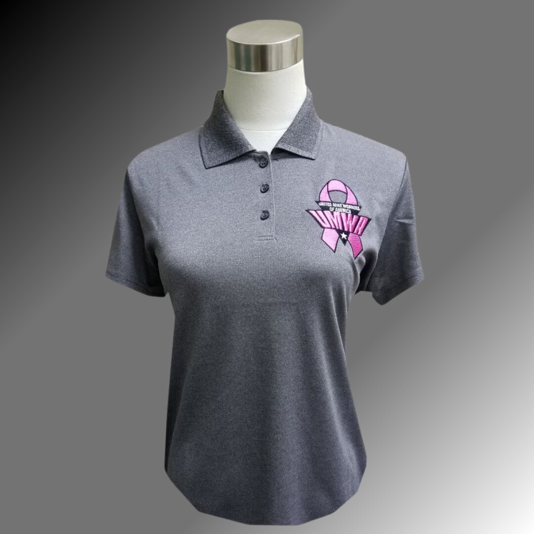 UMWA Breast Cancer Awareness Polo